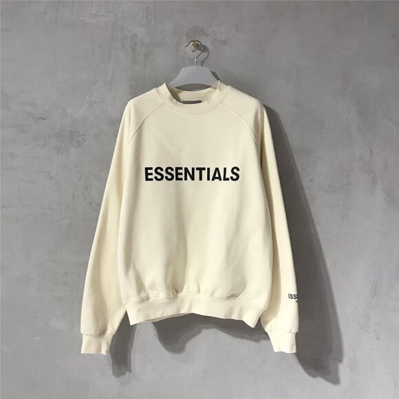Fear of God Cream Crew Neck Sweatshirt - Picture 1 of 8